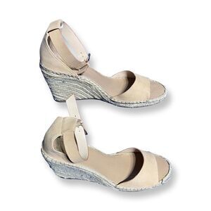 Vince Camuto - Espadrille Wedge Beige Sandals